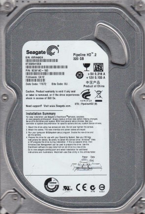 ST3320413CS Seagate 320GB SATA 3.5 Inch Hard Drive