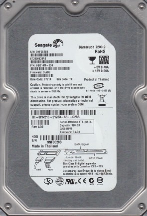 SeagateST3320633AS320 GBSATA3.5