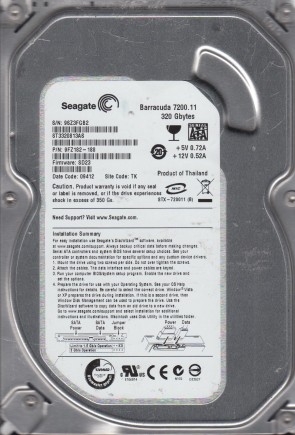 ST3320813AS Seagate 320GB SATA 3.5 Inch Hard Drive