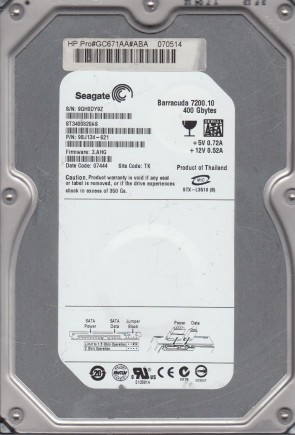 ST3400820AS Seagate 400GB SATA 3.5 Inch Hard Drive