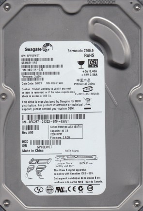 SeagateST3402111AS40 GBSATA3.5