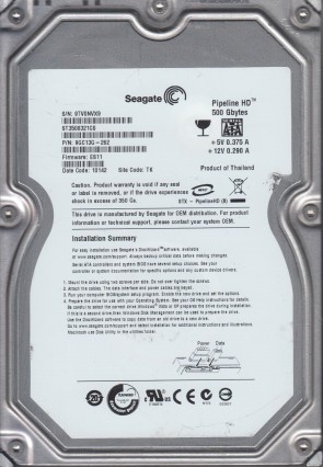 SeagateST3500321CS500 GBSATA3.5