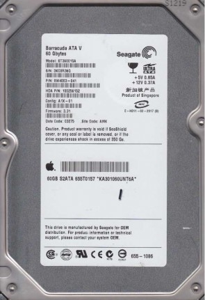 SeagateST360015AS60 GBSATA3.5