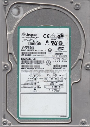 ST373307LC Seagate 73.4GB SCSI 3.5 Inch Hard Drive