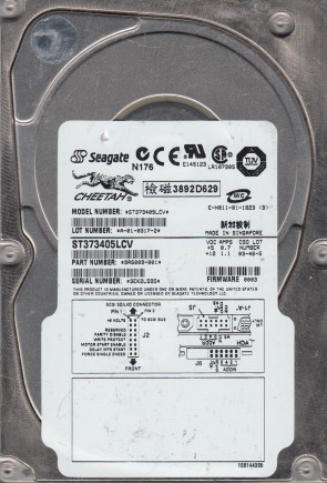 ST373405LCV Seagate 73GB SCSI 3.5 Inch Hard Drive