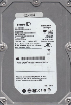 ST3750640NA Seagate 750GB IDE 3.5 Inch Hard Drive