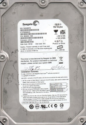 SeagateST3750840ACE750 GBIDE3.5