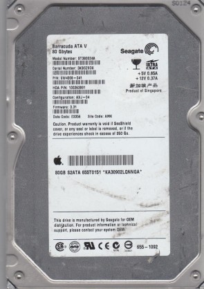 SeagateST380024A80 GBIDE3.5