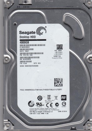 ST4000DM001 Seagate 4TB SATA 3.5 Inch Hard Drive
