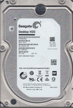 ST4000DX002 Seagate 4TB SATA 3.5 Inch Hard Drive