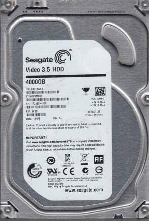 ST4000VM000 Seagate 4TB SATA 3.5 Inch Hard Drive