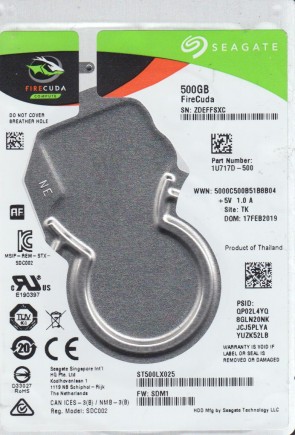 ST500LX025 Seagate 500GB SATA 2.5 Inch Hard Drive