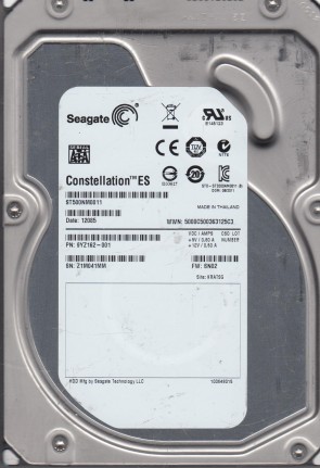 ST500NM0011 Seagate 500GB SATA 3.5 Inch Hard Drive