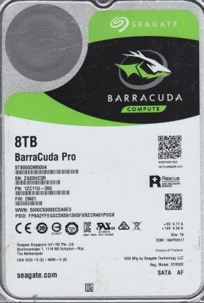 ST8000DM0004 Seagate 8TB SATA 3.5 Inch Hard Drive