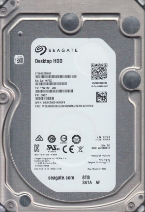 ST8000DM002 Seagate 8TB SATA 3.5 Inch Hard Drive