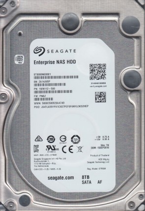 ST8000NE0001 Seagate 8TB SATA 3.5 Inch Hard Drive