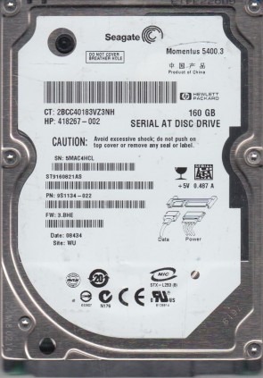 SeagateST9160821AS160 GBSATA2.5