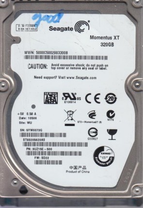SeagateST93205620AS320 GBSATA2.5