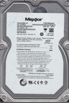 Seagate STM31000334AS