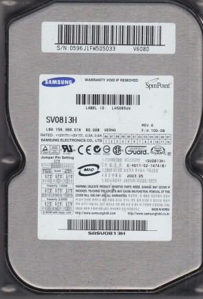 SamsungSV0813H80 GBIDE3.5