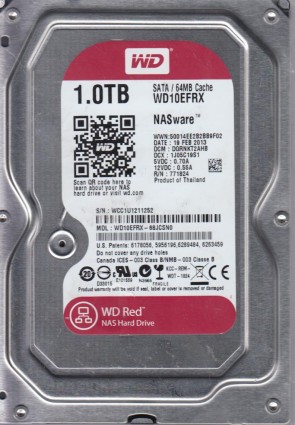 WD10EFRX Western Digital 1TB SATA 3.5 Inch Hard Drive