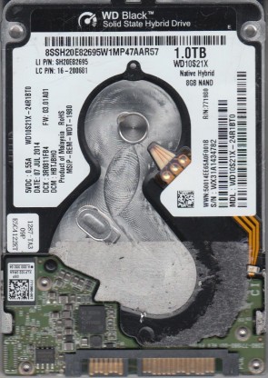 WD10S21X Western Digital 1TB SATA 2.5 Inch Hard Drive