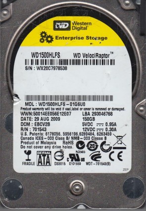 WD1500HLFS Western Digital 150GB SATA 2.5 Inch Hard Drive
