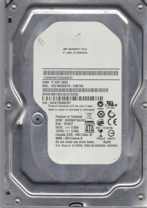 Western Digital WD1602ABYS