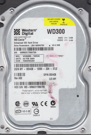 WD300BB Western Digital 30GB IDE 3.5 Inch Hard Drive