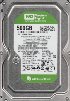 Western Digital WD5000AADS - HDD FAQs