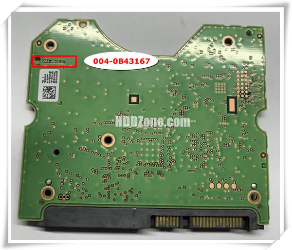 WD PCB 004-0B43167 PCB Number
