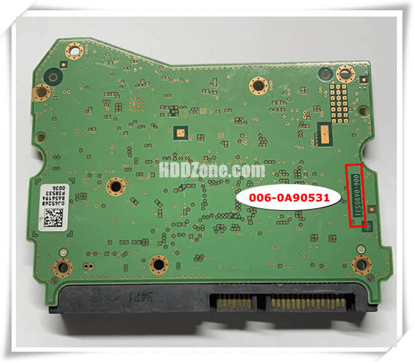 WD PCB 006-0A90531 PCB Number