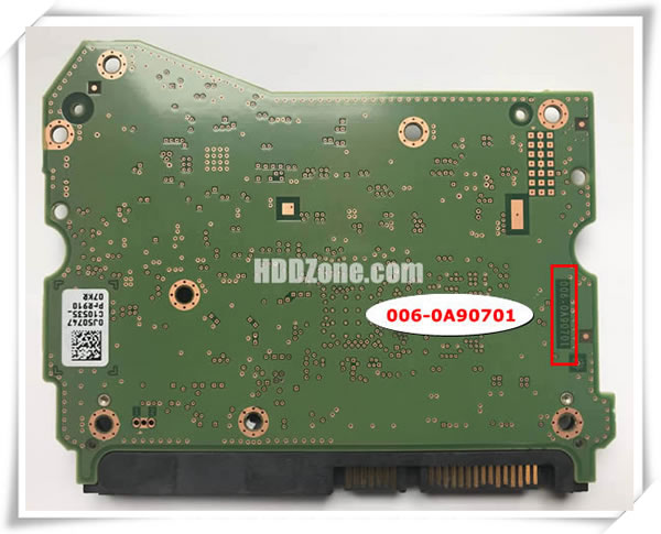 WD PCB 006-0A90701 PCB Number