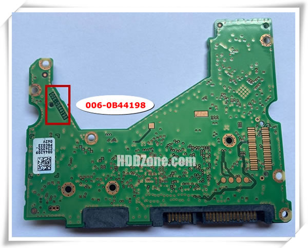 WD PCB 006-0B44198 PCB Number
