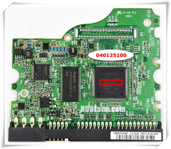 Maxtor PCB 040125100 Main Controller IC Number