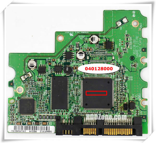 Maxtor PCB 040128000 Main Controller IC Number