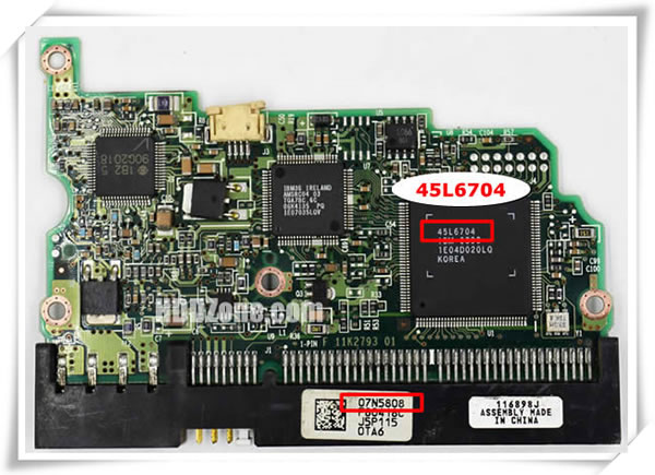 IBM PCB 07N5808 Main Controller IC Number