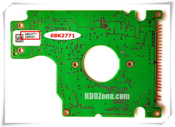 Hitachi PCB 08K2771 White Paper Number