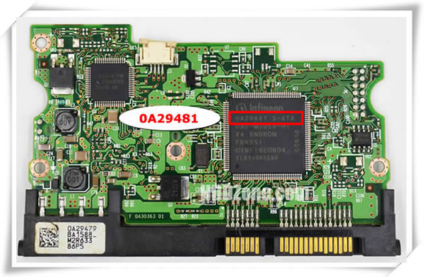 Hitachi PCB 0A29481 Main Controller IC Number
