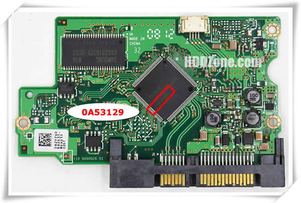 Hitachi PCB OA53129 Main Controller IC Number