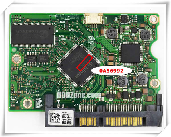 Hitachi PCB OA56992 Main Controller IC Number