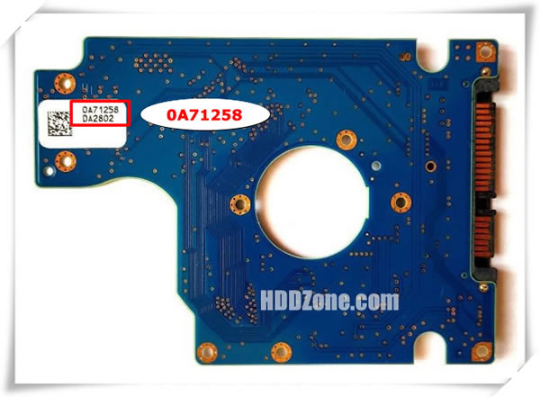 Hitachi PCB 0A71258 White Paper Number