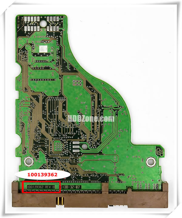 Seagate PCB 100139362 PCB Number