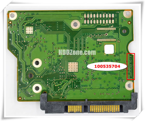 Seagate PCB 100535704 PCB Number