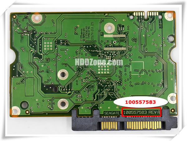Seagate PCB 100557583 PCB Number