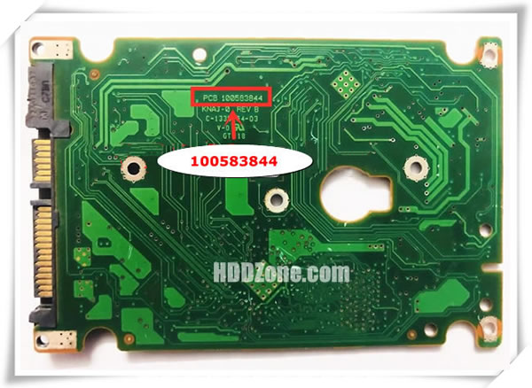Seagate PCB 100583844 PCB Number