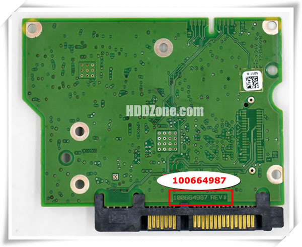 Seagate PCB 100664987 PCB Number