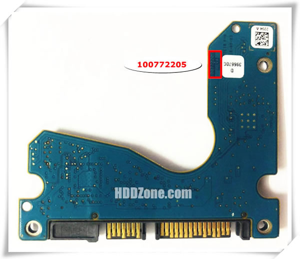 Seagate PCB 100772205 PCB Number