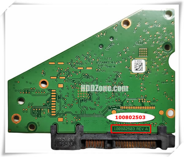 Seagate PCB 100802503 PCB Number