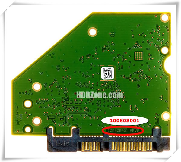 Seagate PCB 100808001 PCB Number